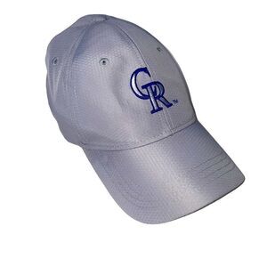 Colorado Rockies Coors Light ball/cap hat silver adjustable breathable